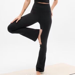 Athleta Elation Black Flared Leggings